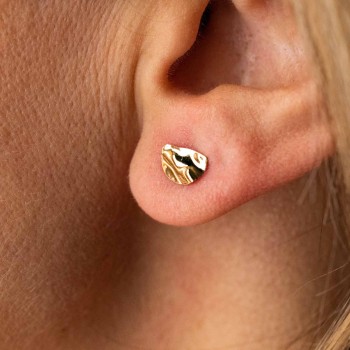 Boucle demi-ronds froissé.