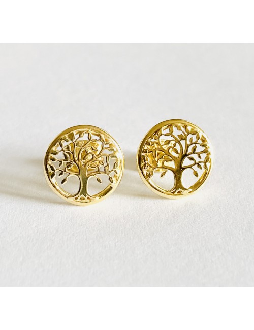 Boucles d'oreilles arbre de vie.