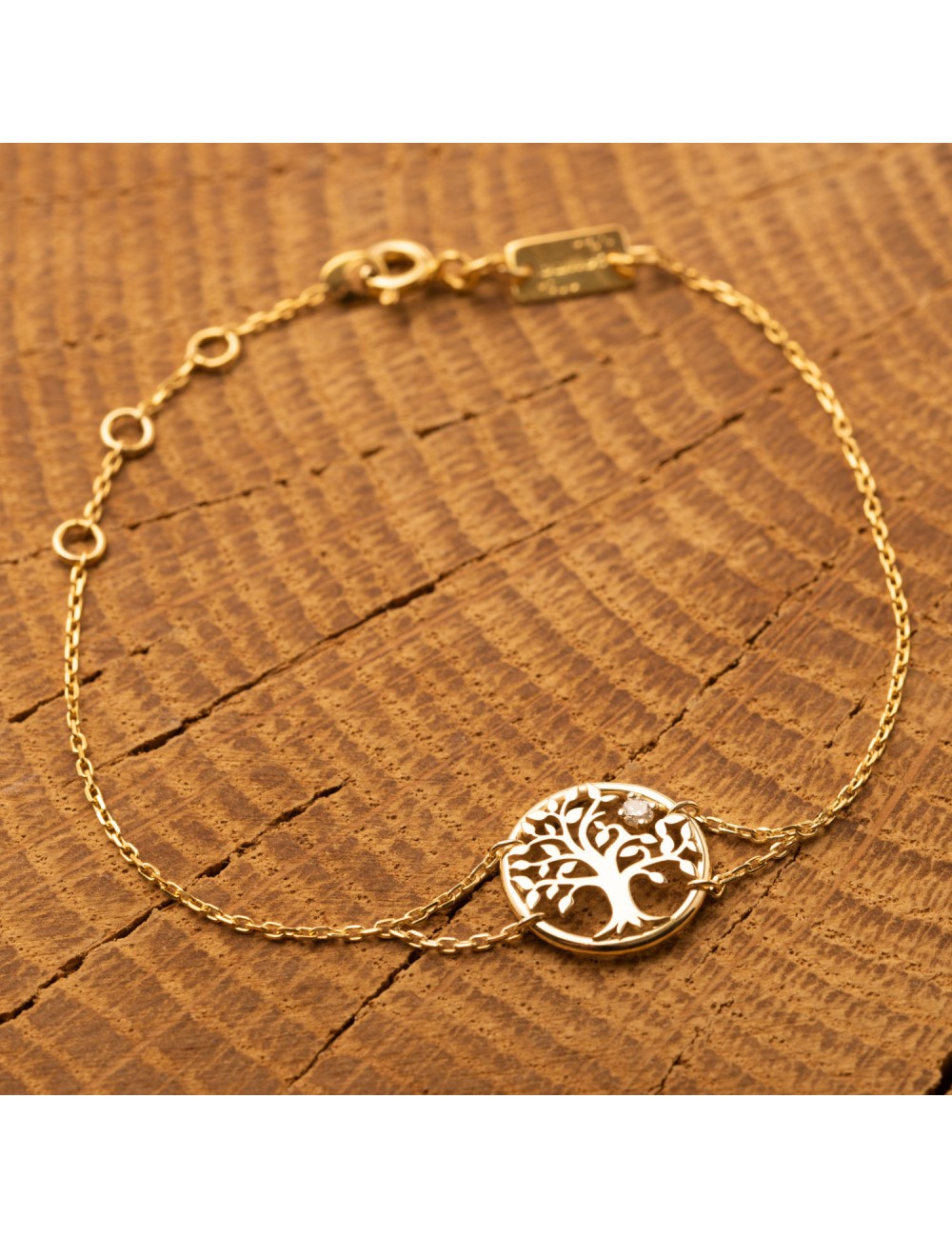 Bracelet arbre de vie en Or 18 carats. Bracelet arbre de vie en Or 18 carats.